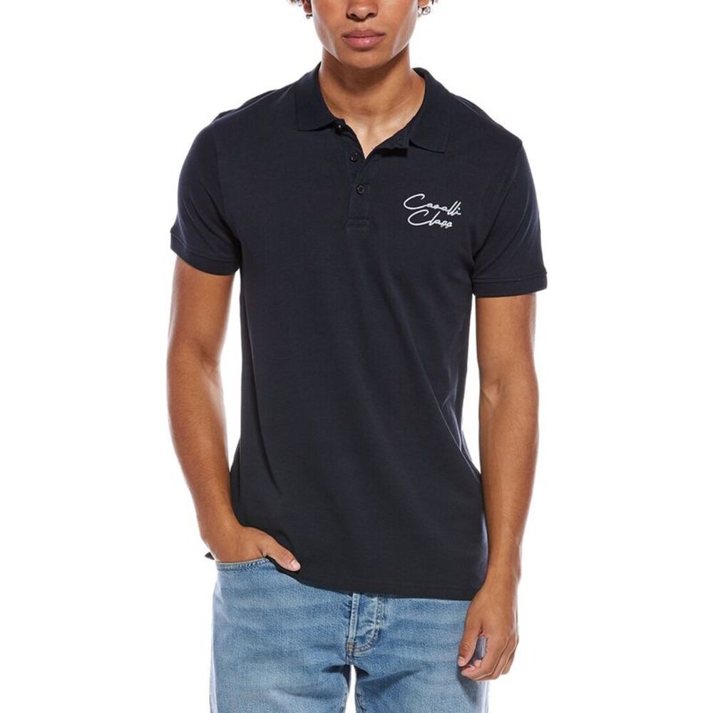 Cavalli Class Mens  Polo Shirt, Navy